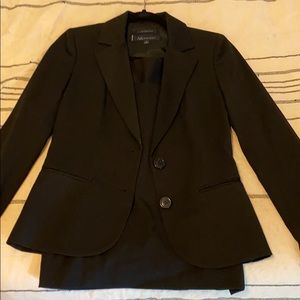 Classic Black Anne Klein Pencil Skirt & Jacket Set